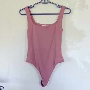 Rose Babaton Sculpt Contour Square Neck Body Suit - no snaps